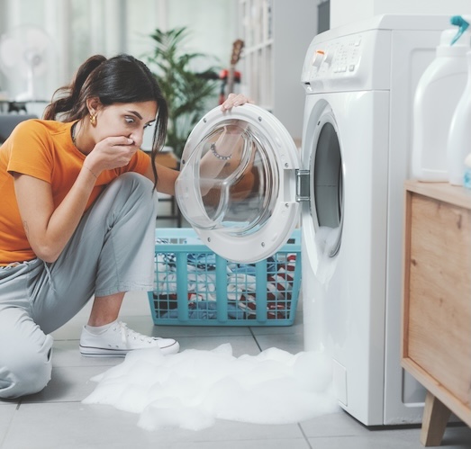 broken washing machine